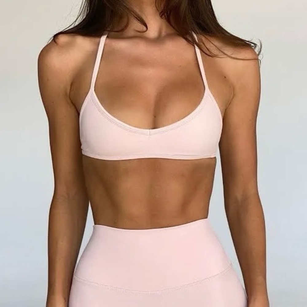 CROP SHOP BOUTIQUE Freedom micro crop, blush S